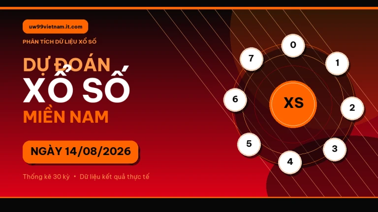 Phân tích dự đoán XSMN ngày 14/08/2026.